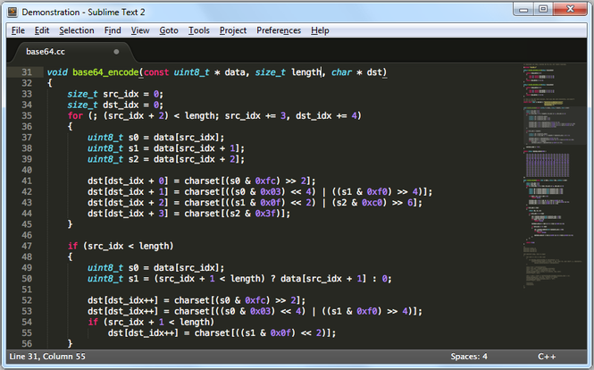 Sublime text editor for windows 7